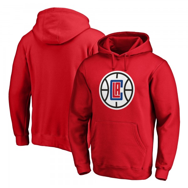 Толстовка с капюшоном LA Clippers Primary Team Logo - Red - фирменная одежда NBA