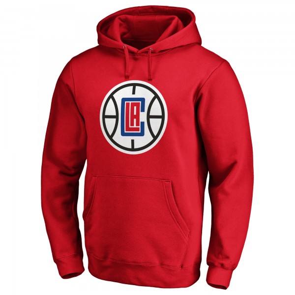 Толстовка с капюшоном LA Clippers Primary Team Logo - Red - фирменная одежда NBA