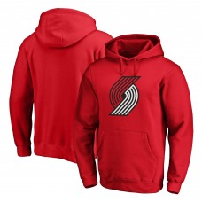 Portland Trail Blazers Icon Primary Logo Fitted Pullover Hoodie - Red
