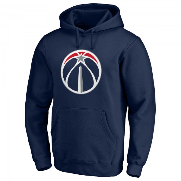Толстовка с капюшоном Washington Wizards Primary Team Logo - Navy - фирменная одежда NBA