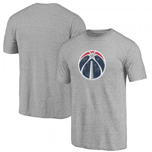 Футболка Washington Wizards Distressed Logo - Heathered Gray