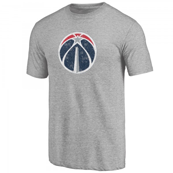 Футболка Washington Wizards Distressed Logo - Heathered Gray