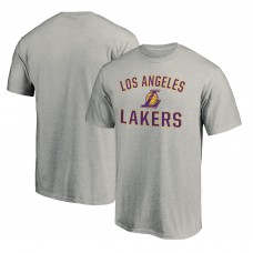 Футболка Los Angeles Lakers Team Victory Arch - Heathered Gray