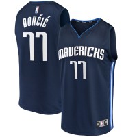 Игровая джерси Luka Doncic Dallas Mavericks Fast Break Team Replica Navy - Statement Edition