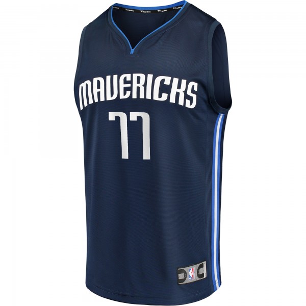 Игровая джерси Luka Doncic Dallas Mavericks Fast Break Team Replica Navy - Statement Edition