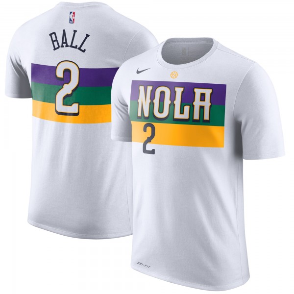 Футболка Lonzo Ball New Orleans Pelicans Nike 2019/20 City Edition - White