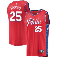 Детская игровая майка Ben Simmons Philadelphia 76ers 2019/20 Fast Break Replica - Statement Edition - Red