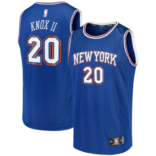Игровая форма Kevin Knox New York Knicks Fast Break Team Replica Royal - Statement Edition