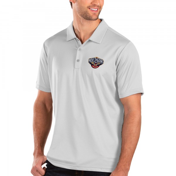 Футболка поло New Orleans Pelicans Antigua - White - спортивная одежда НБА