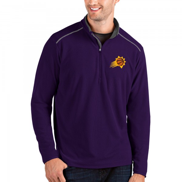 Толстовка на короткой молнии Phoenix Suns Antigua Glacier - Purple/Gray