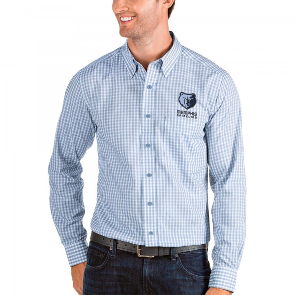 Рубашка Memphis Grizzlies Antigua Structure - Blue/White