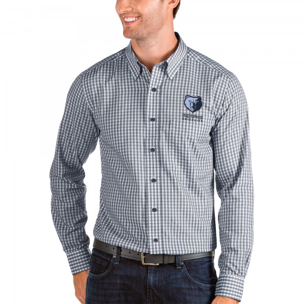 Рубашка Memphis Grizzlies Antigua Structure - Navy/White