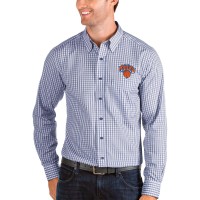 Рубашка New York Knicks Antigua Structure - Royal/White