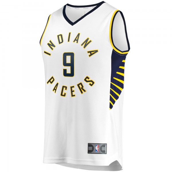 Игровая майка T.J. McConnell Indiana Pacers Fast Break Replica - Association Edition - White - оригинальная джерси НБА
