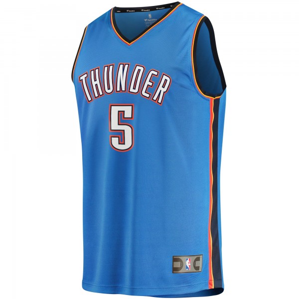 Игровая майка Luguentz Dort Oklahoma City Thunder Fast Break - Icon Edition - Blue - оригинальная джерси НБА