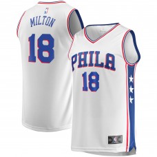 Игровая форма Shake Milton Philadelphia 76ers Fast Break Replica - Association Edition - White