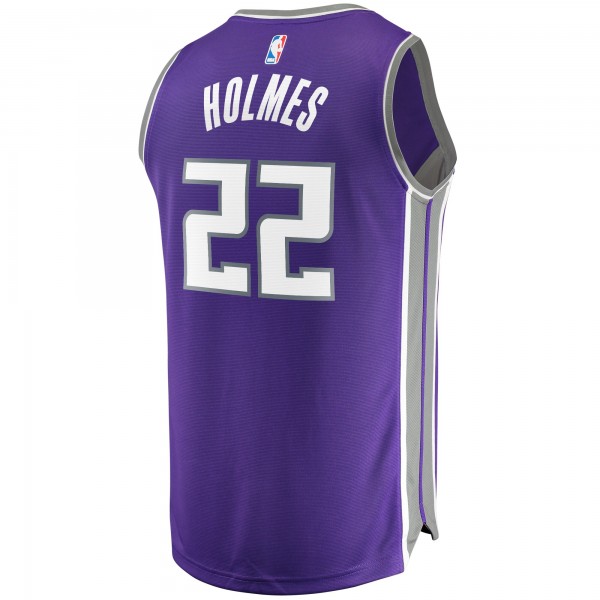 Игровая майка Richaun Holmes Sacramento Kings Fast Break Replica - Icon Edition - Purple - оригинальная джерси НБА