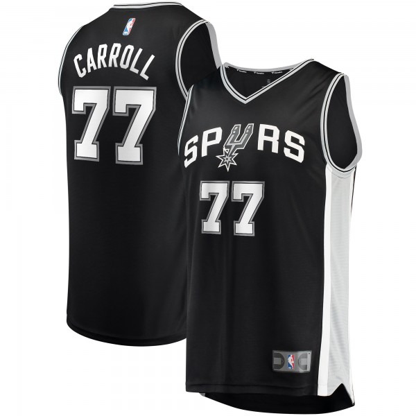 Детская игровая майка DeMarre Carroll San Antonio Spurs Fast Break Replica - Icon Edition - Black - баскетбольная джерси NBA