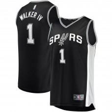 Детская игровая майка Lonnie Walker San Antonio Spurs Fast Break Replica - Icon Edition - Black