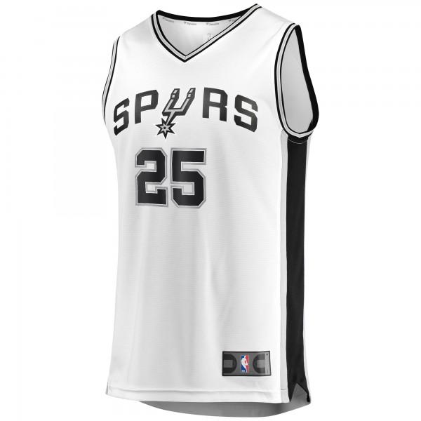Игровая майка Jakob Poeltl San Antonio Spurs Fast Break Replica - Association Edition - White - оригинальная джерси НБА
