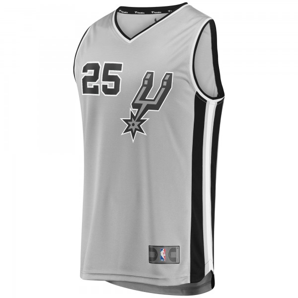 Игровая форма  Jakob Poeltl San Antonio Spurs Fast Break Replica Player - Statement Edition - Silver
