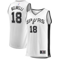 Детская игровая майка Marco Belinelli San Antonio Spurs Fast Break Replica - Association Edition - White