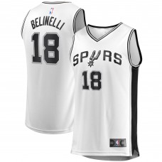 Детская игровая майка Marco Belinelli San Antonio Spurs Fast Break Replica - Association Edition - White