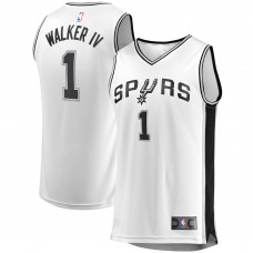 Детская игровая майка Lonnie Walker San Antonio Spurs Fast Break Replica - Association Edition - White