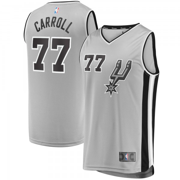 Детская игровая майка DeMarre Carroll San Antonio Spurs Fast Break Replica - Statement Edition - Silver - баскетбольная джерси NBA