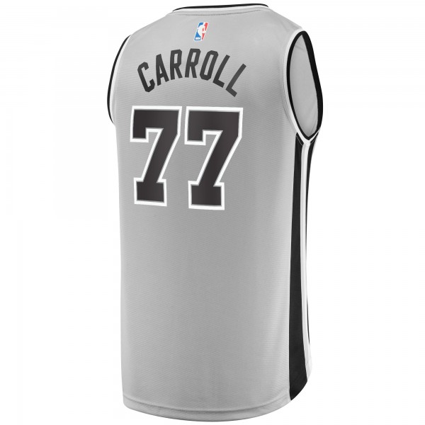 Детская игровая майка DeMarre Carroll San Antonio Spurs Fast Break Replica - Statement Edition - Silver - баскетбольная джерси NBA