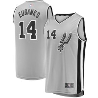 Детская игровая майка Drew Eubanks San Antonio Spurs Fast Break Replica - Statement Edition - Silver