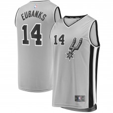 Детская игровая майка Drew Eubanks San Antonio Spurs Fast Break Replica - Statement Edition - Silver