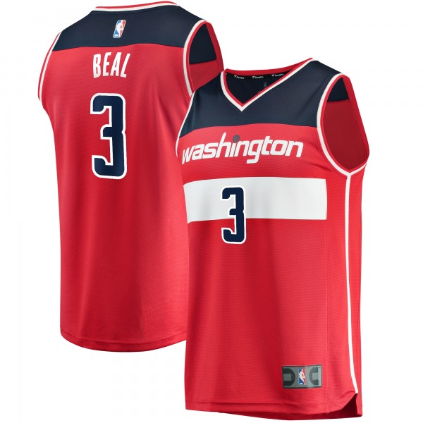 Игровая майка Bradley Beal Washington Wizards Fast Break - Icon Edition - Red - оригинальная джерси НБА