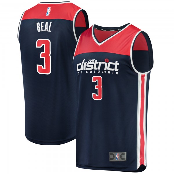 Игровая майка Bradley Beal Washington Wizards Fast Break - Statement Edition - Navy - оригинальная джерси НБА