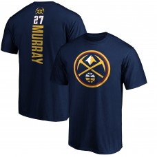 Denver Nuggets Navy Playmaker Name & Number T-Shirt