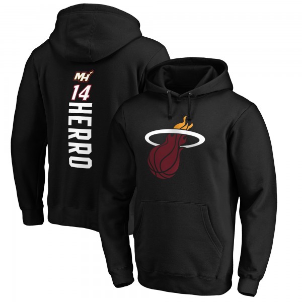 Miami Heat Black Playmaker Name & Number Pullover Hoodie