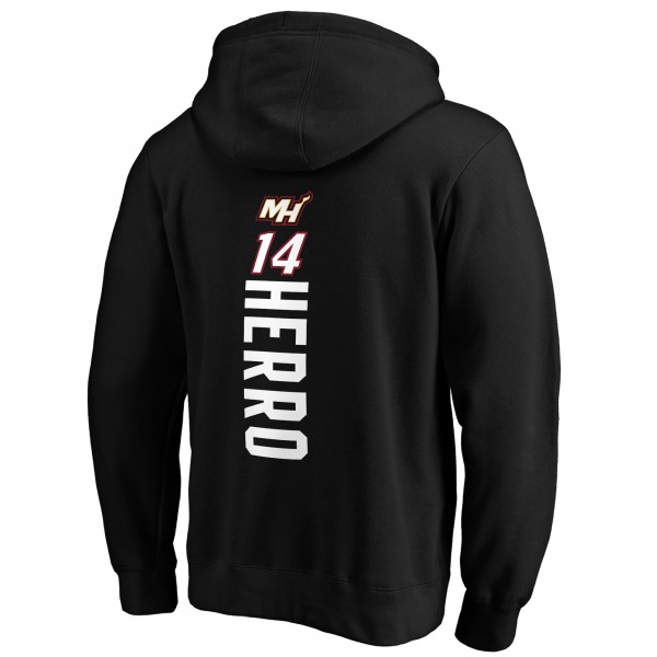 Miami Heat Black Playmaker Name & Number Pullover Hoodie