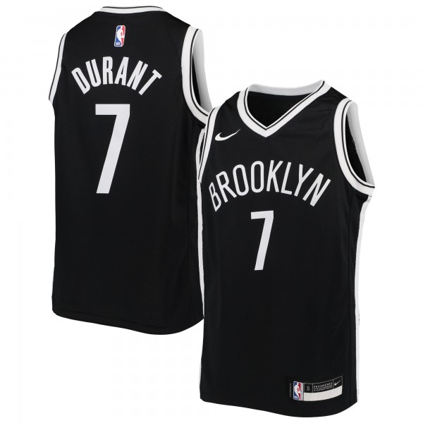 Детская игровая майка Kevin Durant Brooklyn Nets Nike Swingman - Icon Edition - Black - баскетбольная джерси NBA