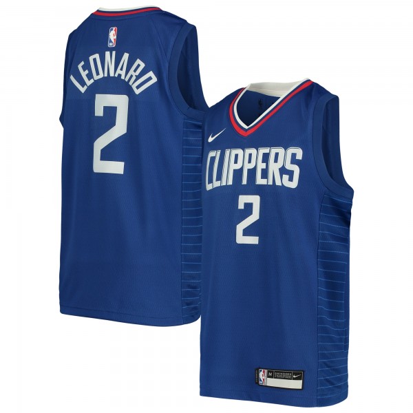 Детская игровая майка Kawhi Leonard LA Clippers Nike Swingman - Icon Edition - Royal - баскетбольная джерси NBA