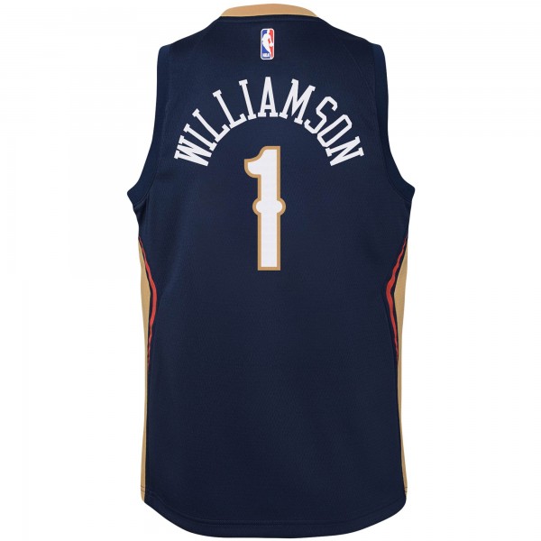 Детская игровая майка Zion Williamson New Orleans Pelicans Nike Swingman - Icon Edition - Navy - баскетбольная джерси NBA
