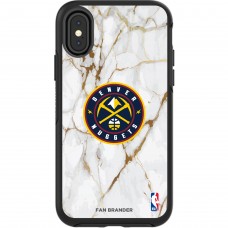 Чехол на телефон Denver Nuggets iPhone Symmetry Marble - Black