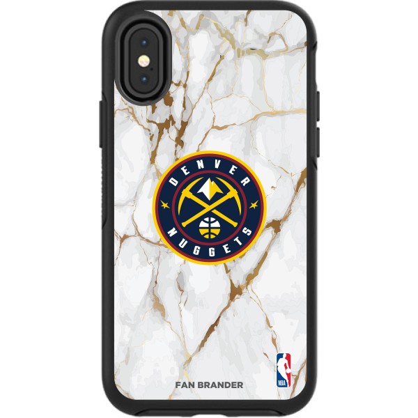 Чехол на телефон Denver Nuggets iPhone Symmetry Marble - Black