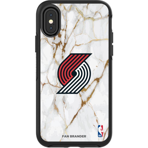 Чехол на iPhone Portland Trail Blazers Symmetry Marble - Black