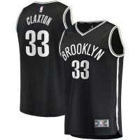Игровая джерси Nicolas Claxton Brooklyn Nets Fast Break Player - Icon Edition - Black
