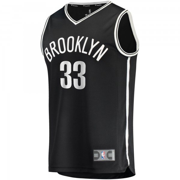 Игровая джерси Nicolas Claxton Brooklyn Nets Fast Break Player - Icon Edition - Black