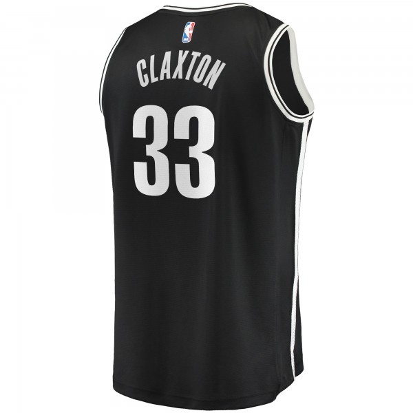 Игровая джерси Nicolas Claxton Brooklyn Nets Fast Break Player - Icon Edition - Black