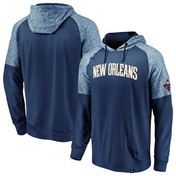 Толстовка с капюшоном New Orleans Pelicans Made To Move Space Dye - Navy - фирменная одежда NBA