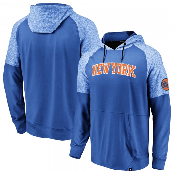Толстовка с капюшоном New York Knicks Made To Move Space Dye - Blue - фирменная одежда NBA