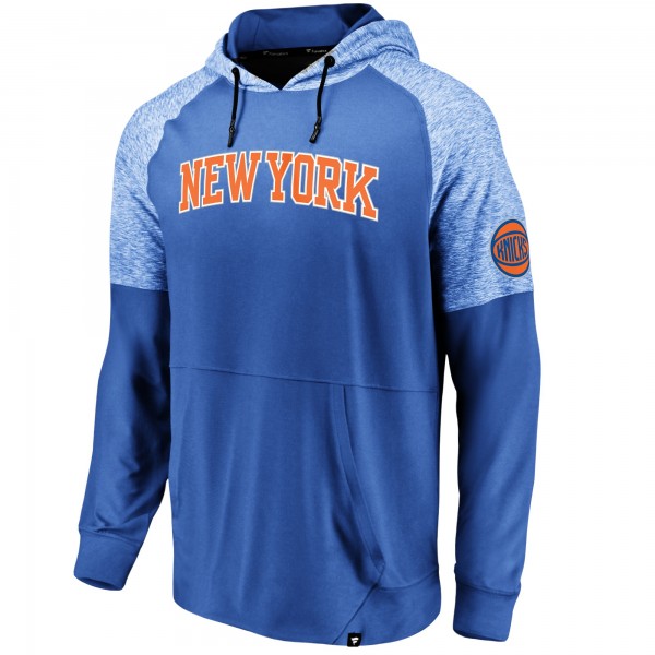Толстовка с капюшоном New York Knicks Made To Move Space Dye - Blue - фирменная одежда NBA