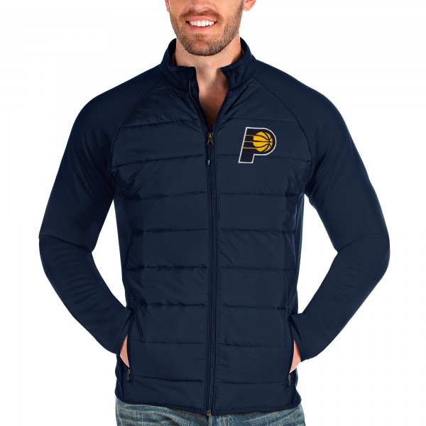 Куртка на молнии Indiana Pacers Antigua - Navy